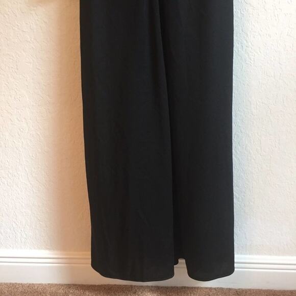 Vintage M formal maxi dress polyester sparkle metallic formal dress - Picture 7 of 8